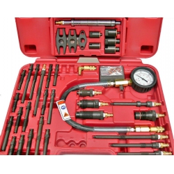 Compressie tester set compleet, voor diesel motoren