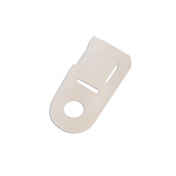 Natural Cable Tie Self-Adhesive Mounts 22mm Pk 100