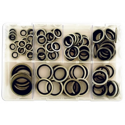 Assorted Bonded Seal Washers MM (Dowty) Box - 100 Pieces