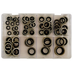 Assorted Bonded Seal Washers MM (Dowty) Box - 90 Pieces