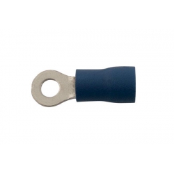 Blue Ring Terminal 6.4mm Pk 100