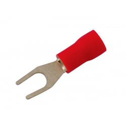 Fork Terminal 3.7mm Red Pk 100