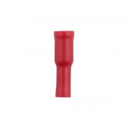 Female Bullet 4.0mm Red Pk 100