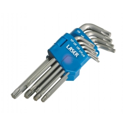 Sleutelset Torx 9 delig