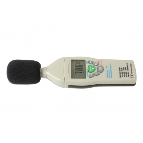 Geluidsmeter Meet bereik 30 - 130 dB