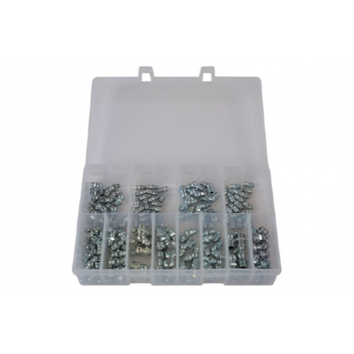 Assorted Metric & Imperial Grease Nipples - 130pc