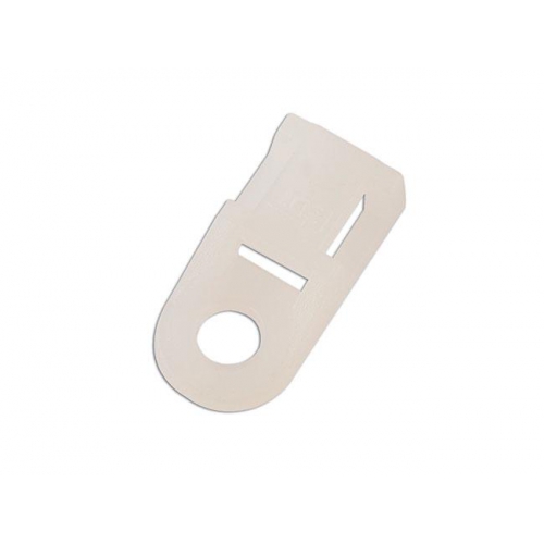 Natural Cable Tie Self-Adhesive Mounts 22mm Pk 100