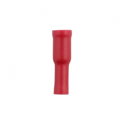 Female Bullet 4.0mm Red Pk 100