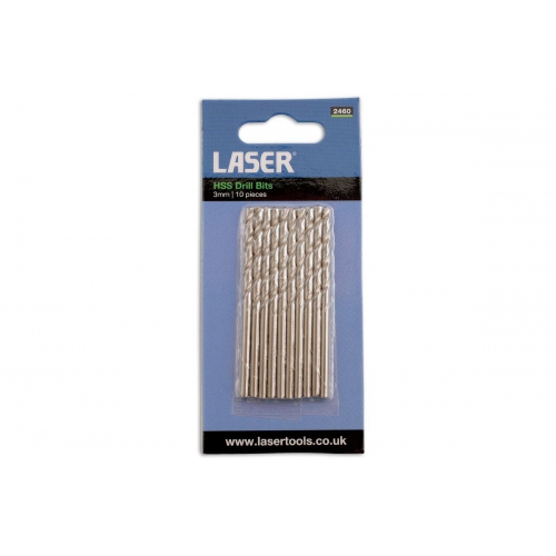 Boren set 3mm 10 stuks