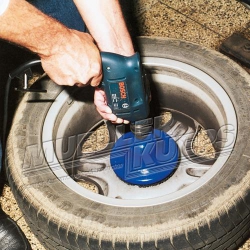 Velg-reiniger binnen 1 houder + 1 schijf